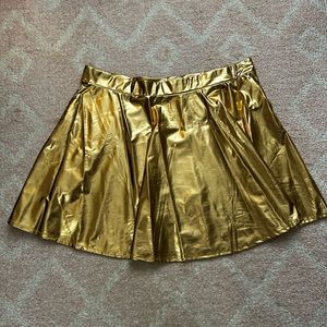 Shiny Gold Skirt